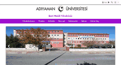 Desktop Screenshot of bmyo.adiyaman.edu.tr