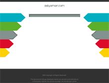 Tablet Screenshot of adiyaman.com