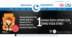 Desktop Screenshot of adiyaman.edu.tr